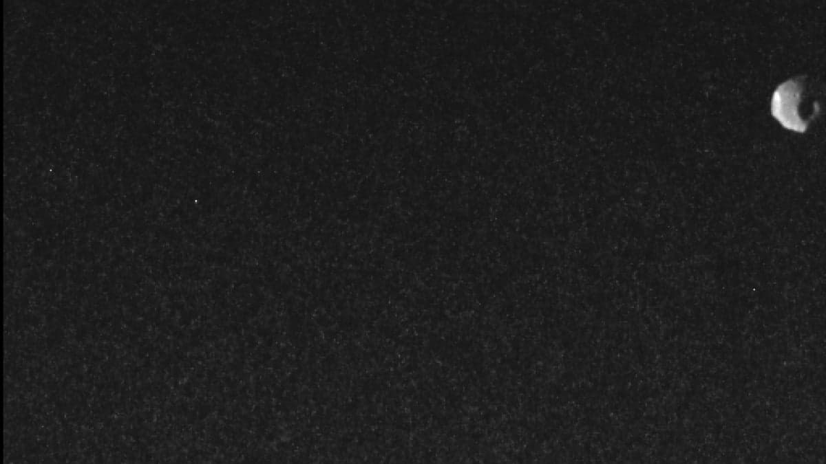 Juno Captures Thebe Near Jupiter