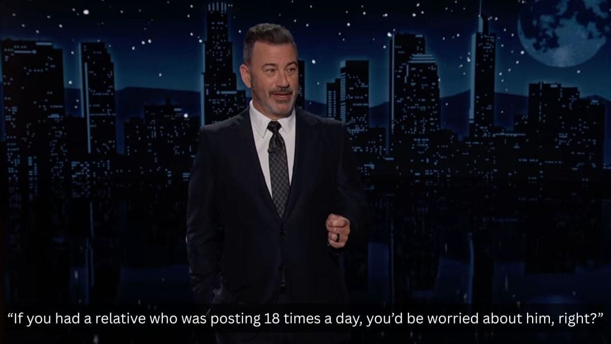 Jimmy Kimmel Analyzes Trump's Truth Social